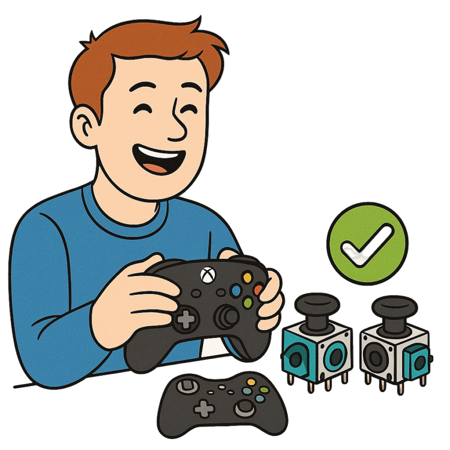 CAMBIO DE ANALOGOS EN CONTROLES XBOX ANTIDRTIFT