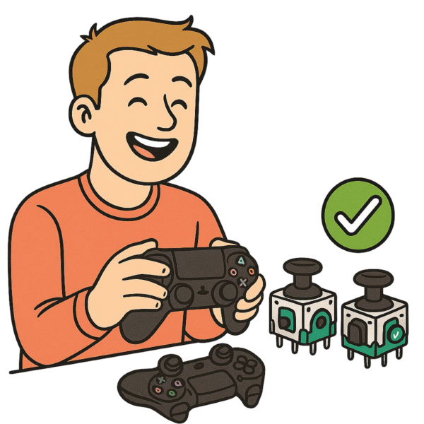 CAMBIO DE ANALOGOS EN CONTROLES PLAYSTATION  ANTIDRIFT